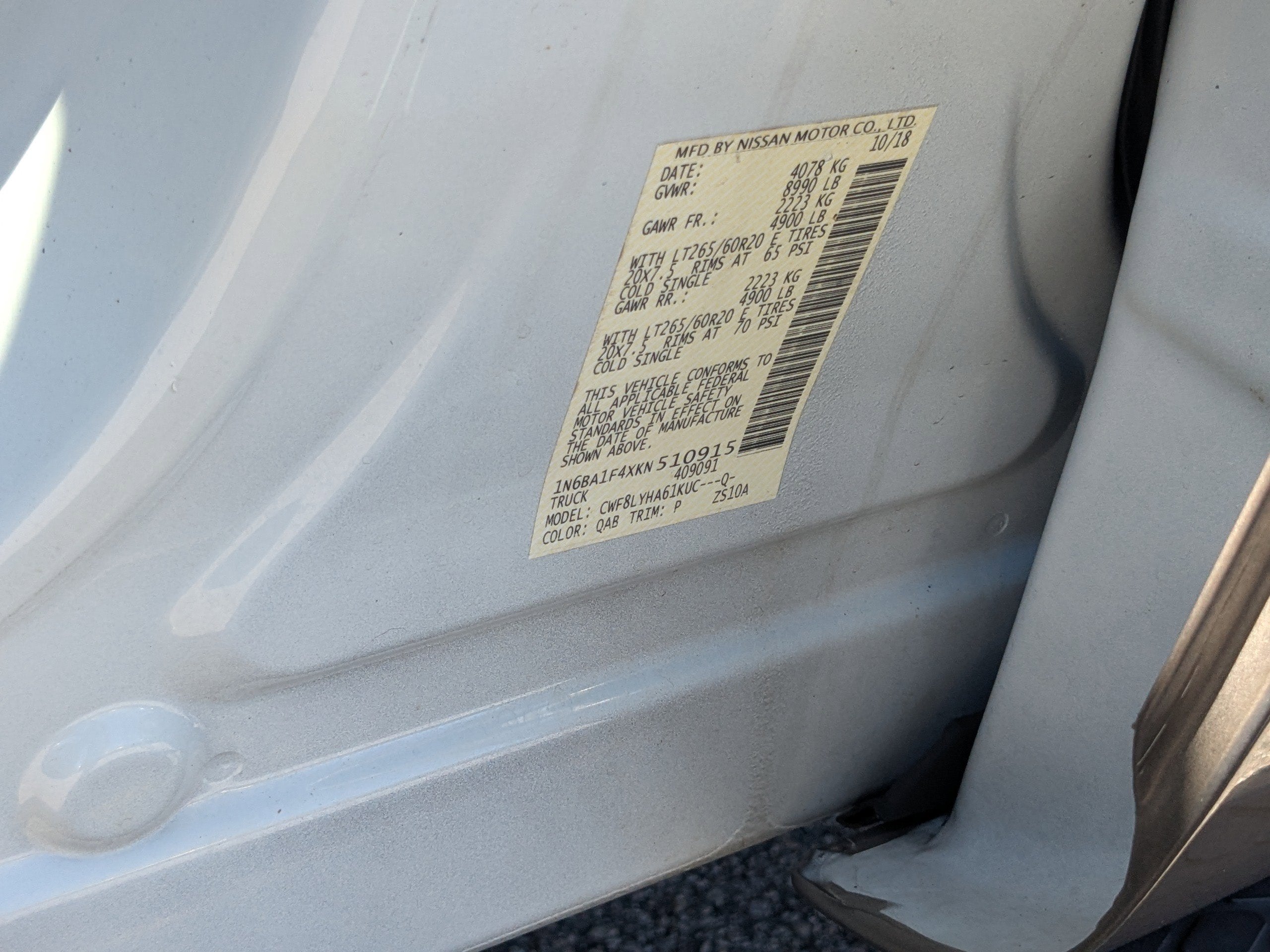 2019 Nissan TITAN XD Platinum Reserve Diesel