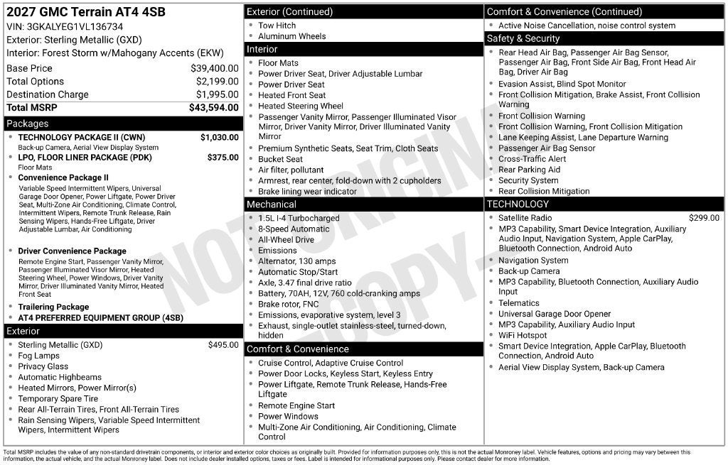 2027 GMC Terrain AT4 - Photo 9