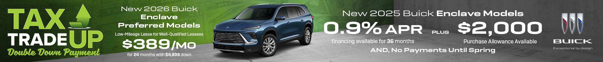 2026 Buick Enclave Model Offer
