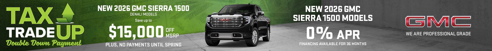 2026 Sierra 1500 Model Offer