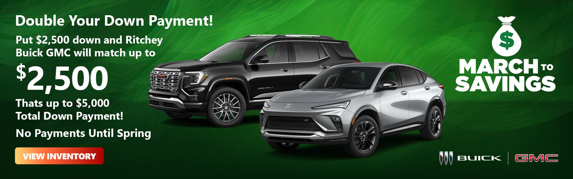 Double Your Down Payment at Ritchey Buick GMC 