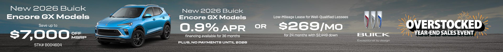 2026 Buick Encore GX Model Offer