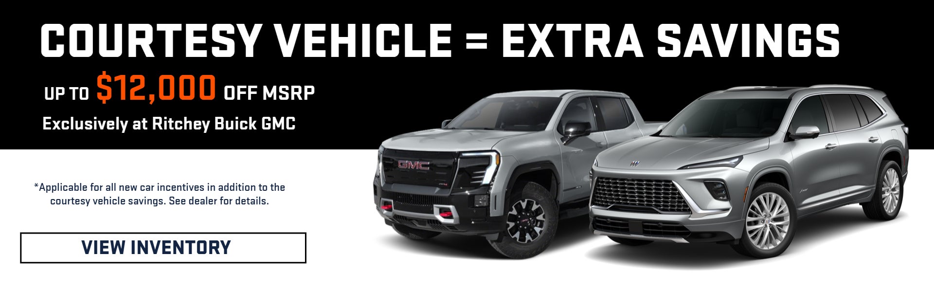 Courtesy Vehicle - Extra Savings