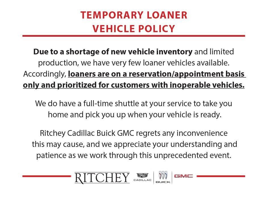 Temporary Loaner Vehicle Policy